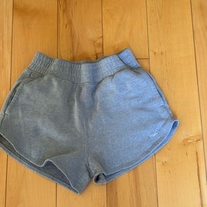 Hollister high rise grey sweat shorts